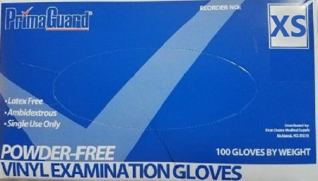 Picture of Exam Glove PrimaGuard X-Small NonSterile Vinyl Standard Cuff Length Clear Not Chemo Approved13015