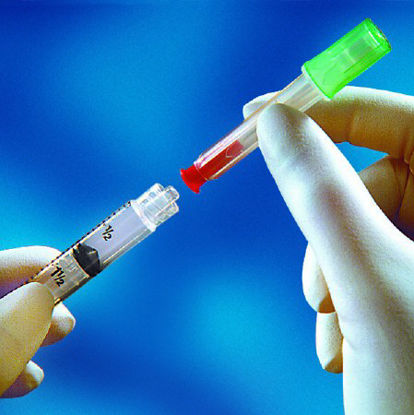 Picture of Dual Cannula with Syringe TwinPak™ Vial Access Pin / Blunt Tip Cannula 10 mL 20 Gauge Pin / 17 Gauge Cannula303393