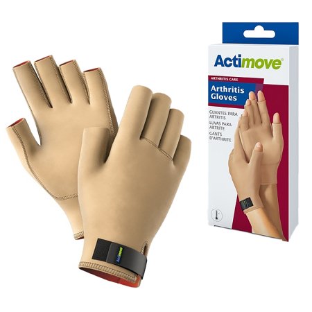 Picture of Compression Gloves Actimove® Open Finger Medium Wrist Length Hand Specific Pair7578321