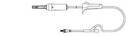 Picture of Pediatric Administration Set AmSafe® 60 Drops / mL Drip Rate 72 Inch Tubing 1 Port607201