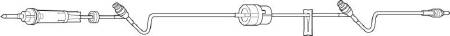 Picture of Solution Set Continu-Flo® 10 Drops / mL Drip Rate 96 Inch Tubing 2 Ports2C8895