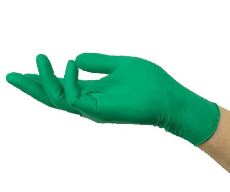 Picture of Exam Glove Neogard® X-Large NonSterile Polychloroprene Standard Cuff Length Textured Fingertips Green Not Chemo ApprovedC524