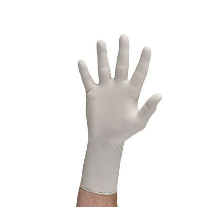 Picture of Exam Glove STERLING-XTRA® Small Sterile Pair Nitrile Extended Cuff Length Textured Fingertips Gray Not Chemo Approved33023