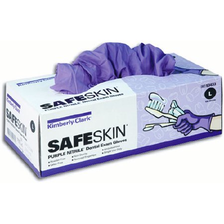 Picture of Exam Glove Purple Nitrile® Dental X-Small NonSterile Nitrile Standard Cuff Length Textured Fingertips Purple Not Chemo Approved53430