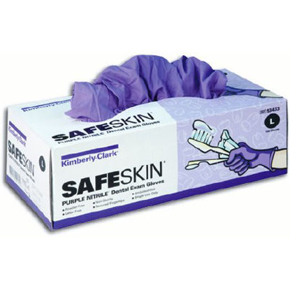 Picture of Exam Glove Purple Nitrile® Dental X-Small NonSterile Nitrile Standard Cuff Length Textured Fingertips Purple Not Chemo Approved53430
