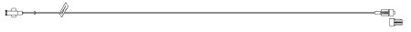 Picture of Extension Set Codan® 72 Inch Tubing Without Port 1.8 mL Priming VolumeBC560