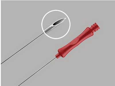 Picture of Aspiration Needle 17 Gauge 35 cm Length Echogenic TipG44355