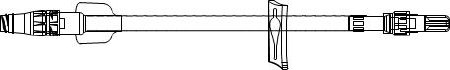Picture of IV Extension Set 7 Inch Tubing 0.45 mL Priming VolumeMC33122