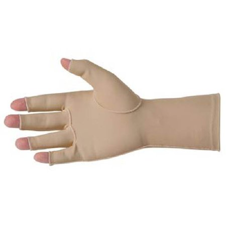 Picture of Compression Gloves Edema Gloves 2 Open Finger Medium Over-the-Wrist Length Left Hand Lycra® / SpandexA571205