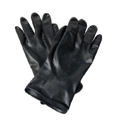Picture of Utility Glove North™ Size 9 Butyl Rubber Black 11 Inch Beaded Cuff NonSterile113949C