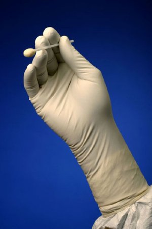 Picture of Cleanroom Glove TechNiGlove International STN200P Series Medium Nitrile White 12 Inch Beaded Cuff Sterile19168802