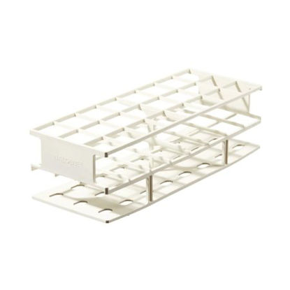 Picture of Centrifuge Tube / Test Tube Test Tube Rack Nalgene™ Unwire™ 24 Place 30 mm Tube Size White 3-2/3 X 4-1/4 X 11 Inch5970-0030