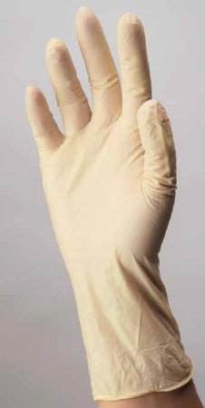 Picture of Exam Glove ESTEEM™ X-Small NonSterile Vinyl Standard Cuff Length Smooth Cream Not Chemo Approved8880DOTP