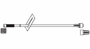 Picture of Extension Set 16 Inch Tubing 2 mL Priming VolumeBC582