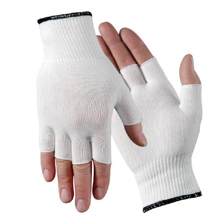 Picture of Half Finger Glove Liner M117 Series Powder Free Nylon White Men'sM117M
