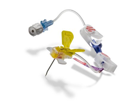 Picture of Huber Infusion Set PowerLoc® 20 Gauge 3/4 Inch 8 Inch Tubing Y-Site Injection Port0672034