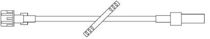 Picture of Extension Set 61 Inch Tubing 2.5 mL Priming Volume DEHP2C9221