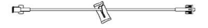 Picture of Extension Set 60 Inch Tubing 1 mL Priming Volume DEHP-Free, NonPVCEG-060-01