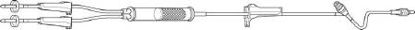 Picture of Y-Type Blood-Solution Set 10 Drops / mL Drip Rate 103 Inch Tubing 1 Port2C8720