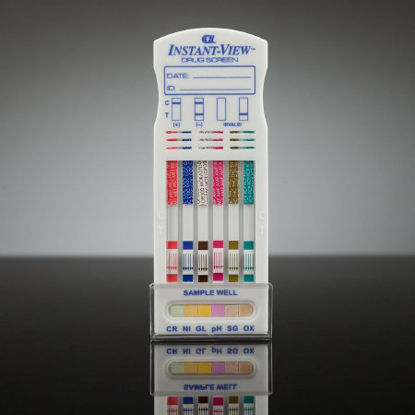 Picture of Drugs of Abuse Test Instant-view® 10-Drug Panel AMP, BAR, BUP, BZO, COC, mAMP/MET, MOP, MTD, OXY300, THC Urine Sample 25 Tests03-3907QW