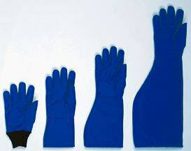 Picture of Cryogenic Glove Tempshield® Cryo-Gloves® Size 9 Waterproof Material Blue 13.5 to 15.25 Inch Straight Cuff NonSterile11394326