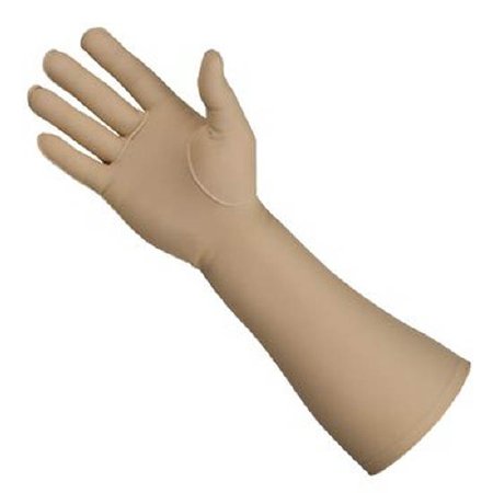 Picture of Compression Gloves Edema Gloves 5 Full Finger One Size Fits Most Forearm Length Left Hand Lycra® / SpandexA571231