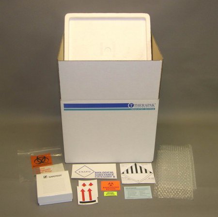 Picture of Frozen Specimen Transport System Therapak™ Biological Substance Category B Frozen 12 X 13 X 15 Inch 81-Tube Capacity22130031