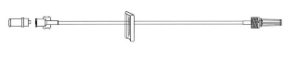 Picture of Extension Set 7 Inch Tubing Without Ports 0.29 mL Priming Volume DEHP-FreeBN-762