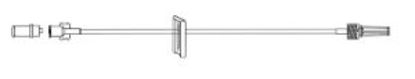 Picture of Extension Set 7 Inch Tubing Without Ports 0.29 mL Priming Volume DEHP-FreeBN-762