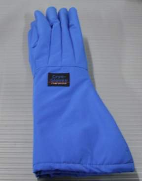 Picture of Cryogenic Glove Thermo Scientific™ Elbow-Length Medium Waterproof Material Blue 18 Inch Gauntlet Cuff NonSterile13994014
