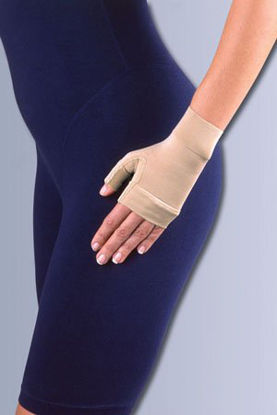 Picture of Compression Gloves Jobst® Ready-to-Wear Fingerless Large Over-the-Wrist Ambidextrous Stretch Fabric101327