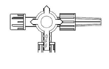 Picture of Stopcock 4 WayB4018