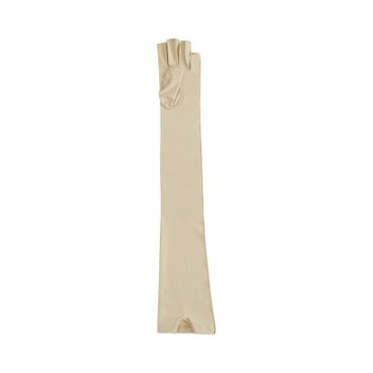 Picture of Compression Gloves Rolyan® Full Finger Large Shoulder Length Right Hand Lycra® / Spandex929330