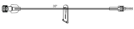Picture of Extension Set 36 Inch Tubing DEHP-FreeB1110