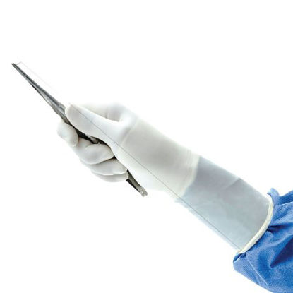 Picture of Surgical Glove PremierPro™ Size 7 Sterile Pair Polyisoprene Extended Cuff Length Smooth White Not Chemo Approved43570
