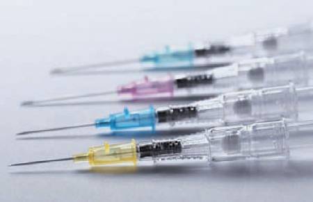 Picture of Peripheral IV Catheter VanishPoint® 22 Gauge 1 Inch Retracting Safety Needle35331