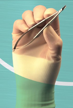 Picture of Surgical Glove Protexis™ PI Micro Size 5.5 Sterile Pair Polyisoprene Extended Cuff Length Smooth Cream Not Chemo Approved2D73PM55