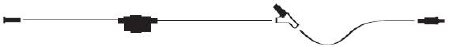 Picture of Extension Set 18 Inch Tubing Length 1 Port 2.3 mL Priming Volume DEHP-Free2066728
