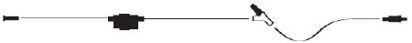 Picture of Extension Set 18 Inch Tubing Length 1 Port 2.3 mL Priming Volume DEHP-Free2066728