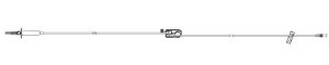 Picture of Primary Administration Set PlumSet™ 15 Drops / mL Drip Rate 107 Inch Tubing 2 Ports14248-28