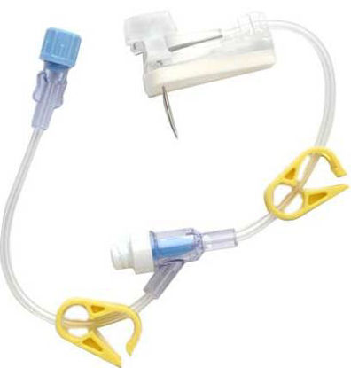 Picture of Huber Infusion Set Gripper® Plus 20 Gauge 1-1/4 Inch 8 Inch Tubing Split Septum Y-Site Port21-2867-24