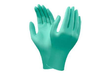 Picture of Chemical Protection Glove NeoTouch® 25-101 Large Neoprene Green 11.4 Inch Beaded Cuff NonSterile385730