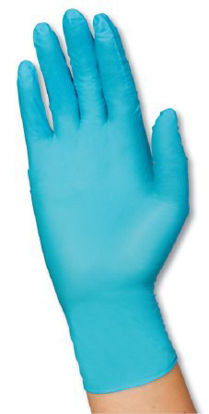 Picture of Exam Glove PremierPro™ Plus Small NonSterile Nitrile Standard Cuff Length Textured Fingertips Blue Chemo Tested5042