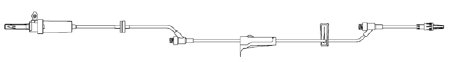 Picture of Primary Administration Set Z-800 20 Drops / mL Drip Rate 105 Inch Tubing 2 PortsA2-80072
