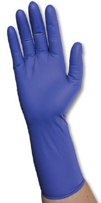 Picture of Exam Glove PremierPro™ Extended Cuff X-Large NonSterile Nitrile Extended Cuff Length Textured Fingertips Blue Chemo Tested5095