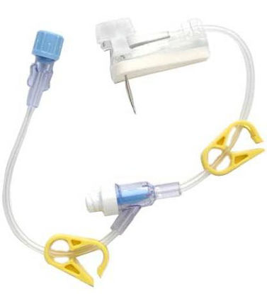 Picture of Huber Infusion Set Gripper Plus® 22 Gauge 3/4 Inch 8 Inch Tubing Luer Lock Needleless Port21-2961-24