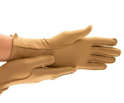 Picture of Compression Gloves Isotoner® Therapeutic Full Finger X-Small Over-the-Wrist Ambidextrous Nylon / Spandex52372/NA/NA/XS
