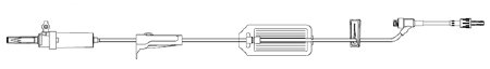 Picture of Primary Administration Set Z-800 20 Drops / mL Drip Rate 105 Inch Tubing 1 PortA2-80071-DF-120