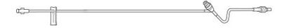 Picture of Extension Set 44 Inch Tubing 1 Port 2.2 mL Priming Volume DEHP2C8610
