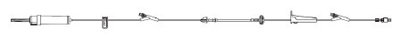 Picture of Primary Administration Set 20 Drops / mL drip Rate 115 Inch Tubing 2 Ports2410-0500